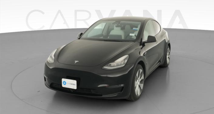 2021 Tesla Model Y Standard Range in Solid Black — photo 1