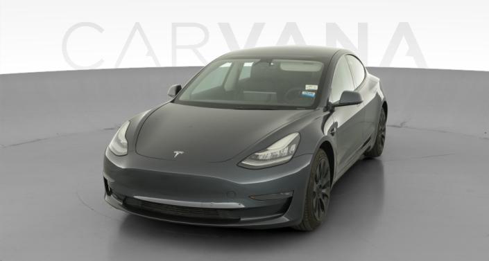 2022 Tesla Model 3 Long Range All-Wheel Drive in Midnight Silver Metallic — photo 1