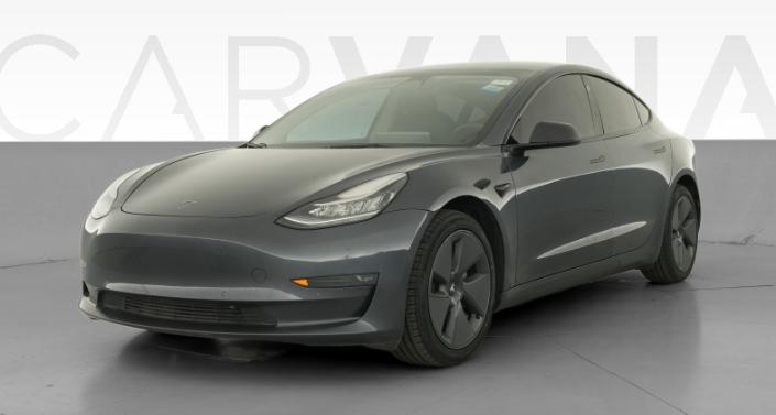 2022 Tesla Model 3 Long Range All-Wheel Drive in Midnight Silver Metallic — photo 1