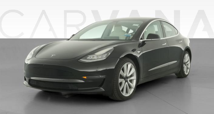 2018 Tesla Model 3 Mid Range Rear-Wheel Drive in Solid Black — photo 1