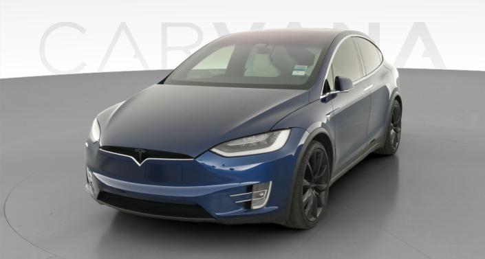 2019 Tesla Model X 100D Long Range in Blue — photo 1