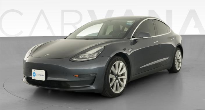 2019 Tesla Model 3 Long Range All-Wheel Drive in Midnight Silver Metallic — photo 1