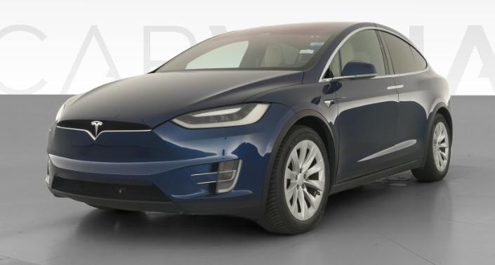 2016 Tesla Model X 90D in Deep Blue Metallic — photo 1