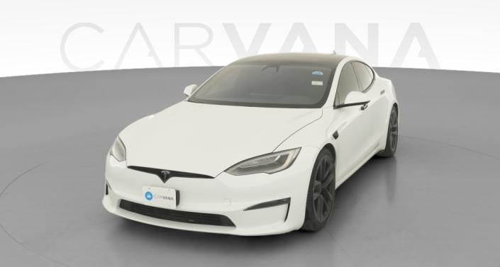 2021 Tesla Model S Long Range in Pearl White Multi-coat — photo 1