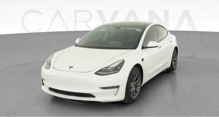 2021 Tesla Model 3 Standard Range Plus in White — photo 1