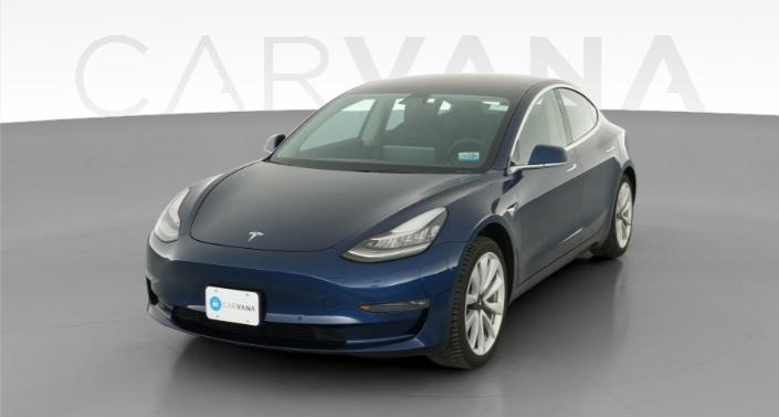 2018 Tesla Model 3 Long Range Rear-Wheel Drive in Deep Blue Metallic — photo 1