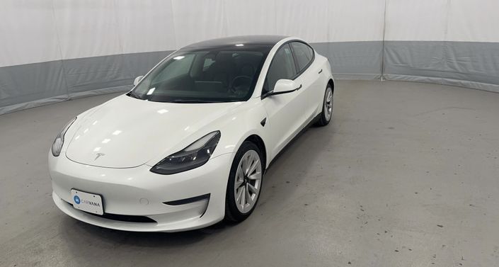 2023 Tesla Model 3 Rear-Wheel Drive in Pearl White — photo 1