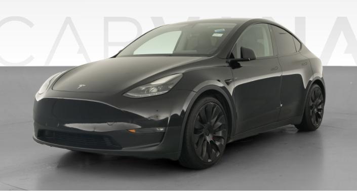 2021 Tesla Model Y Performance All-Wheel Drive in Solid Black — photo 1