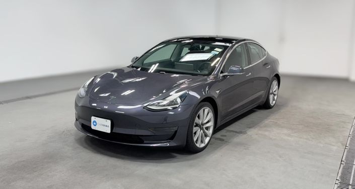 2018 Tesla Model 3 Long Range Rear-Wheel Drive in Midnight Silver Metallic — photo 1