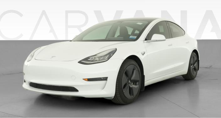 2018 Tesla Model 3 Mid Range Rear-Wheel Drive in White — photo 1