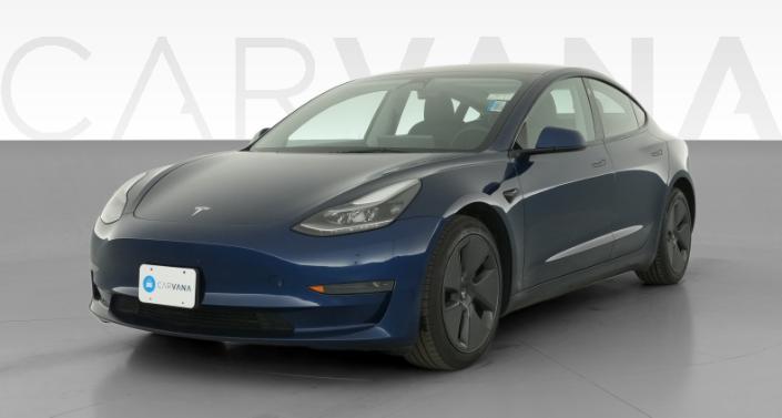 2023 Tesla Model 3 Rear-Wheel Drive in Deep Blue Metallic — photo 1