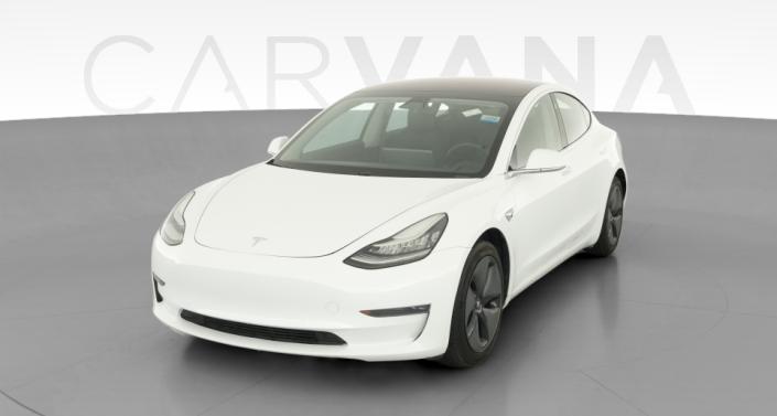2018 Tesla Model 3 Long Range Rear-Wheel Drive in Pearl White — photo 1