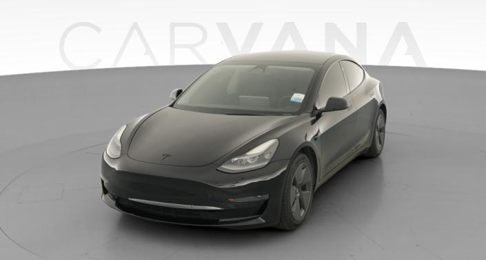2022 Tesla Model 3 Rear-Wheel Drive in Black — photo 1