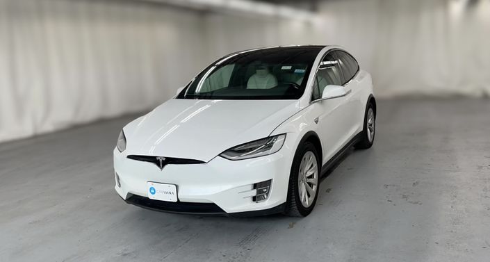 2020 Tesla Model X Long Range Plus in White — photo 1