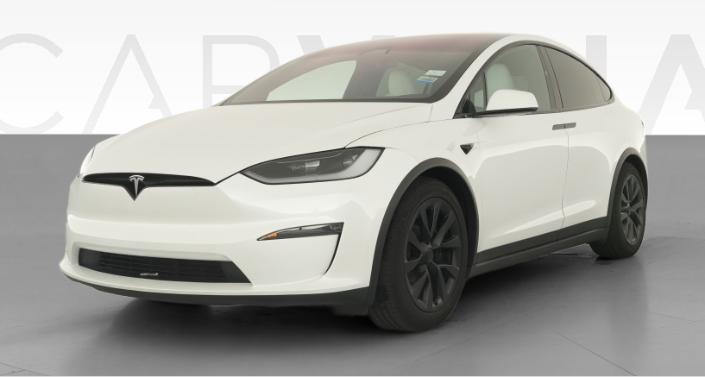 2024 Tesla Model X Long Range in Pearl White Multi-coat — photo 1
