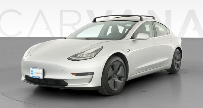 2018 Tesla Model 3 Long Range Rear-Wheel Drive in Silver — photo 1