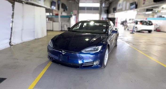 2021 Tesla Model S Long Range Plus in Blue — photo 1