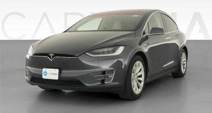 2018 Tesla Model X 75D in Midnight Silver Metallic — photo 1