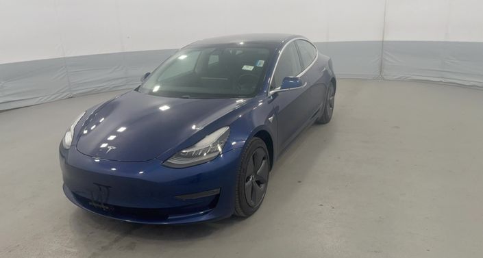 2020 Tesla Model 3 Long Range All-Wheel Drive in Blue — photo 1