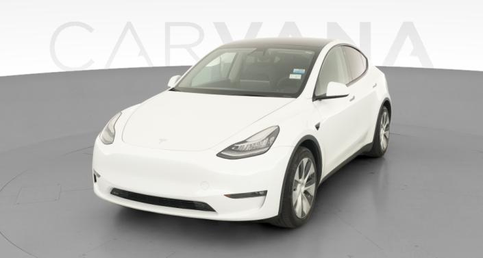 2022 Tesla Model Y Long Range All-Wheel Drive in Pearl White — photo 1