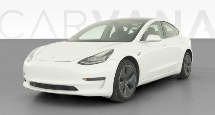 2019 Tesla Model 3 Standard Range Plus in Pearl White — photo 1