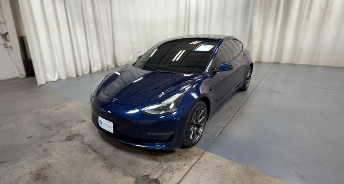 2022 Tesla Model 3 Rear-Wheel Drive in Deep Blue Metallic — photo 1