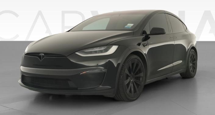 2022 Tesla Model X Plaid in Solid Black — photo 1