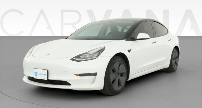 2021 Tesla Model 3 Long Range All-Wheel Drive in Pearl White Multi-Coat — photo 1