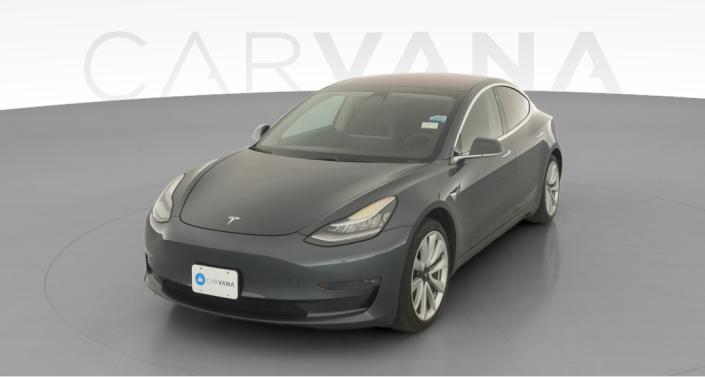 2018 Tesla Model 3 Long Range Rear-Wheel Drive in Midnight Silver Metallic — photo 1