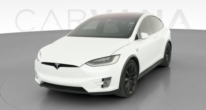 2020 Tesla Model X Performance in Pearl White Multi-coat — photo 1