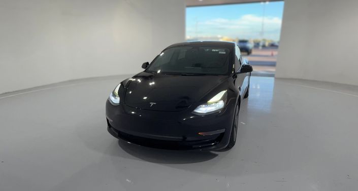 2021 Tesla Model 3 Standard Range Plus in Solid Black — photo 1