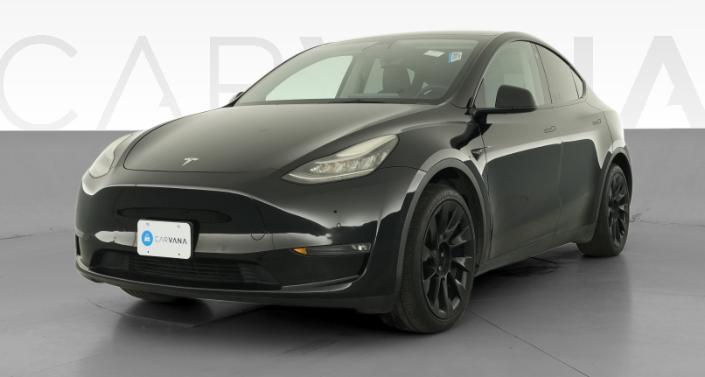 2021 Tesla Model Y Long Range All-Wheel Drive in Ebony Twilight Metallic — photo 1