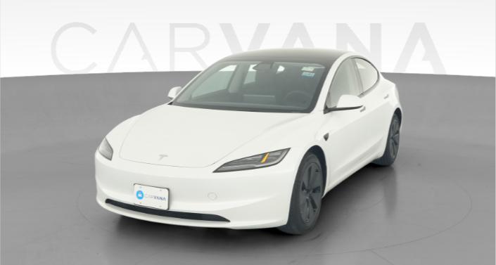 2025 Tesla Model 3 Long Range Rear-Wheel Drive in Pearl White Multi-Coat — photo 1