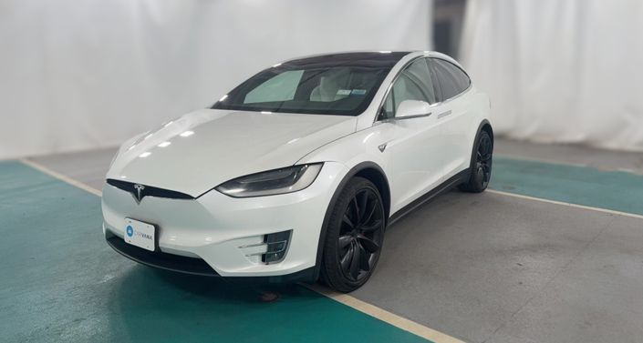 2019 Tesla Model X 100D Ludicrous Performance in Pearl White Multi-coat — photo 1