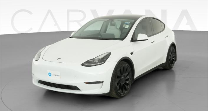 2022 Tesla Model Y Performance All-Wheel Drive in Pearl White — photo 1