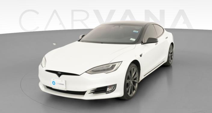 2021 Tesla Model S Long Range Plus in Pearl White Multi-coat — photo 1