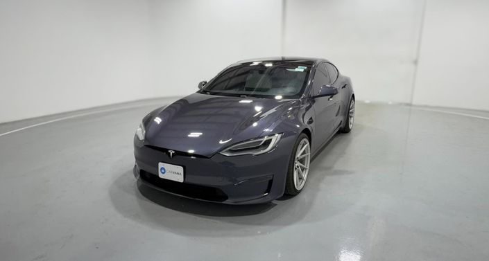 2021 Tesla Model S Long Range in Midnight Silver Metallic — photo 1