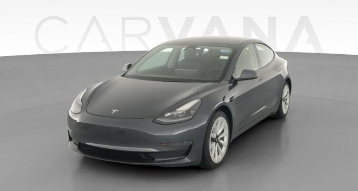 2022 Tesla Model 3 Rear-Wheel Drive in Midnight Silver Metallic — photo 1