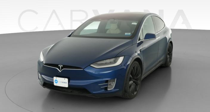 2019 Tesla Model X Performance in Deep Blue Metallic — photo 1