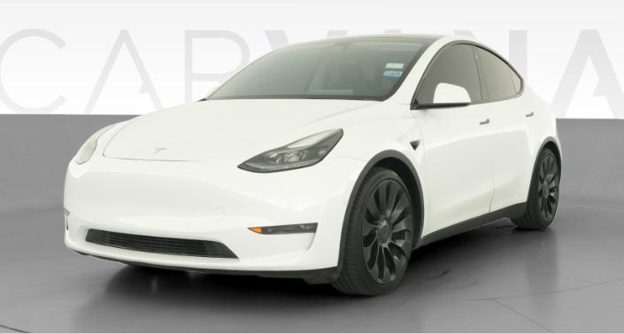 2022 Tesla Model Y Performance All-Wheel Drive in Pearl White — photo 1