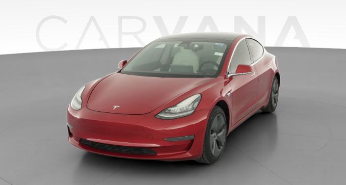 2019 Tesla Model 3 Standard Range Plus Red
