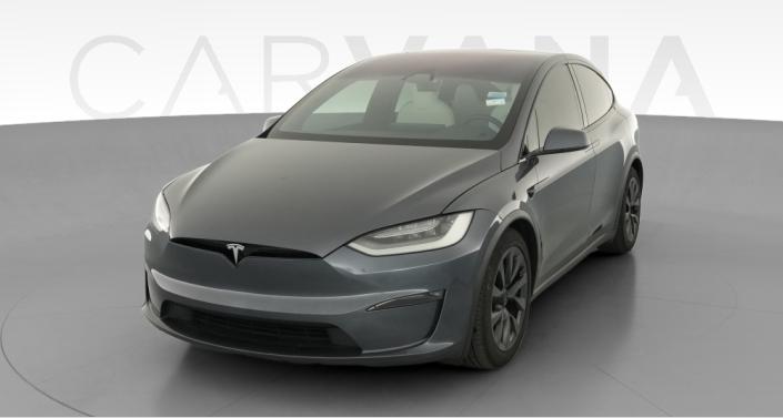 2023 Tesla Model X Long Range in Midnight Silver Metallic — photo 1