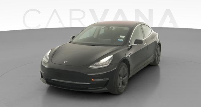 2018 Tesla Model 3 Long Range Rear-Wheel Drive in Solid Black — photo 1