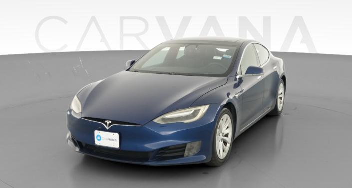 2017 Tesla Model S 75 in Deep Blue Metallic — photo 1