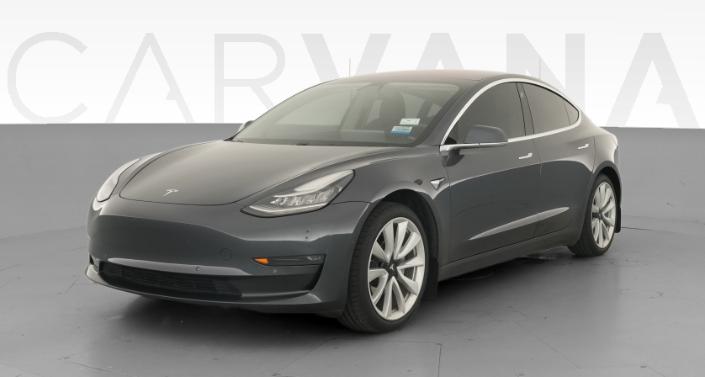 2018 Tesla Model 3 Long Range Rear-Wheel Drive in Midnight Silver Metallic — photo 1