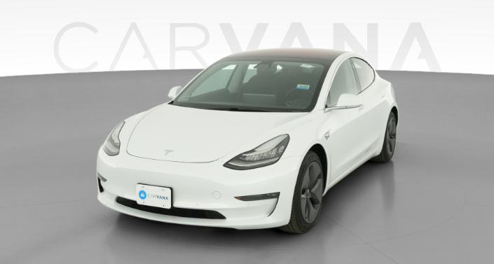 2018 Tesla Model 3 Long Range Rear-Wheel Drive in Pearl White — photo 1