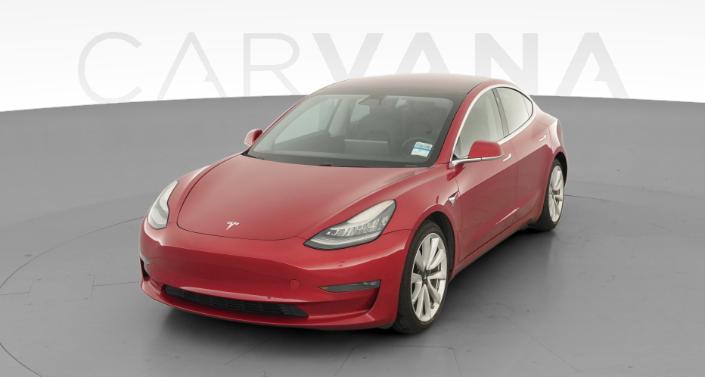 2018 Tesla Model 3 Long Range All-Wheel Drive in Red Multi-coat — photo 1