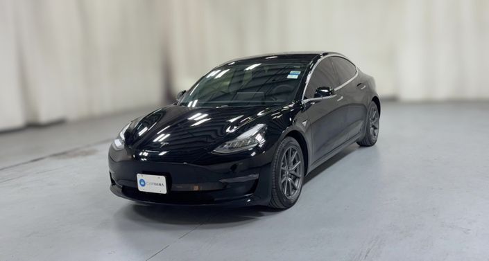2020 Tesla Model 3 Long Range All-Wheel Drive in Solid Black — photo 1