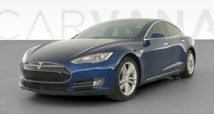 2015 Tesla Model S 85D Blue