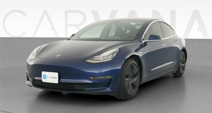 2018 Tesla Model 3 Long Range Rear-Wheel Drive in Deep Blue Metallic — photo 1